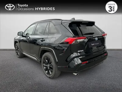 TOYOTA RAV4 Hybride 218ch Black Edition 2WD MY21 occasion 2021 - Photo 2