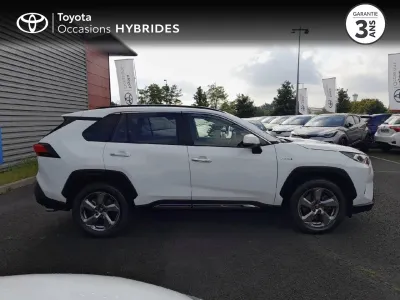 TOYOTA RAV4 Hybride 222ch Lounge AWD-i MY20 occasion 2020 - Photo 3