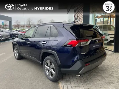 TOYOTA RAV4 Hybride 218ch Lounge 2WD occasion 2019 - Photo 2