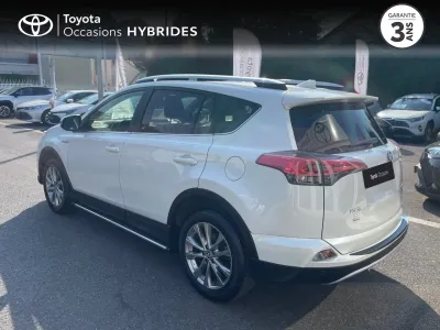 TOYOTA RAV4 197 Hybride Lounge AWD CVT occasion 2017 - Photo 2