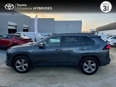 TOYOTA RAV4 Hybride 218ch Lounge 2WD occasion 2019 - Photo 3