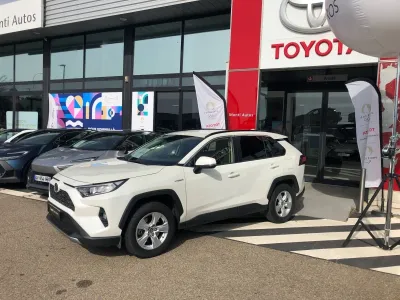 TOYOTA RAV4 Hybride 222ch Dynamic AWD-i MY21 occasion 2021 - Photo 2