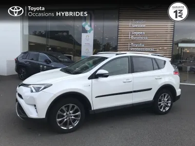 TOYOTA RAV4 197 Hybride Lounge AWD CVT occasion 2016 - Photo 1