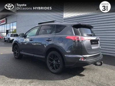 TOYOTA RAV4 197 Hybride Black Edition AWD CVT occasion 2017 - Photo 2