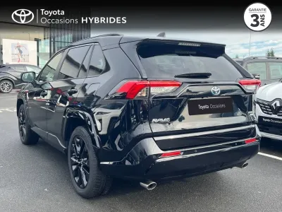 TOYOTA RAV4 Hybride 222ch Black Edition AWD-i MY21 occasion 2021 - Photo 2