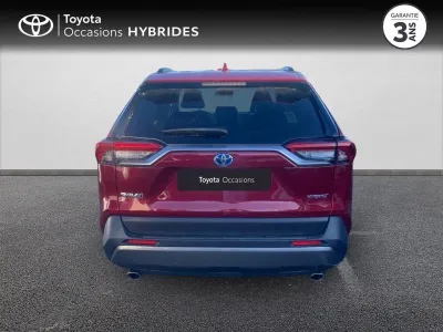 TOYOTA RAV4 Hybride 218ch Lounge 2WD occasion 2019 - Photo 4