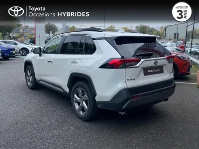 TOYOTA RAV4 Hybride 218ch Lounge 2WD occasion 2019 - Photo 2