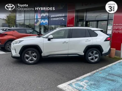 TOYOTA RAV4 Hybride 218ch Lounge 2WD occasion 2019 - Photo 3