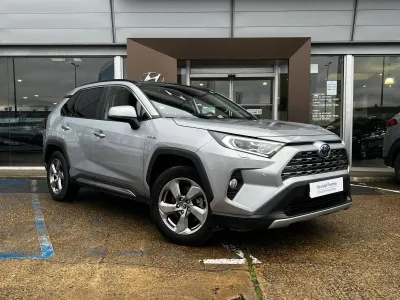 TOYOTA RAV4 Hybride 218ch Lounge 2WD MY20 occasion 2019 - Photo 3