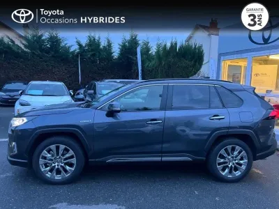 TOYOTA RAV4 Hybride 222ch Lounge AWD-i MY21 occasion 2021 - Photo 3