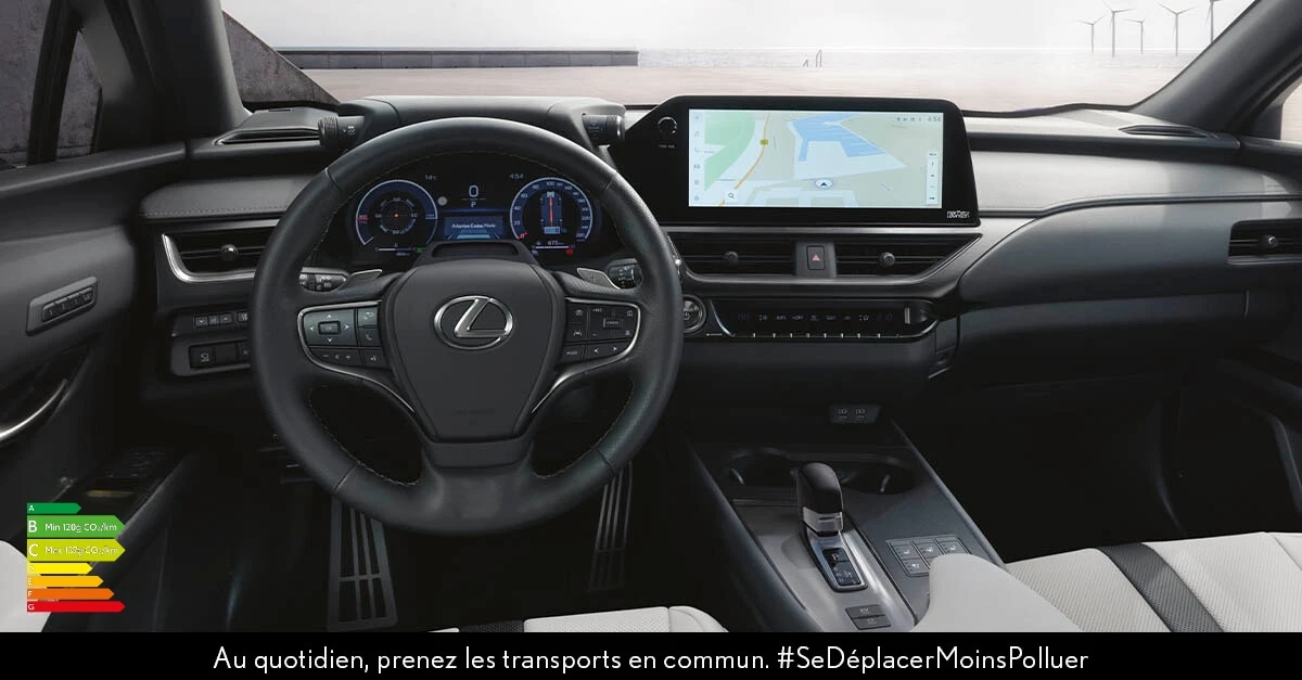 photo de l'intérieur d'un véhicule de la marque Lexus 