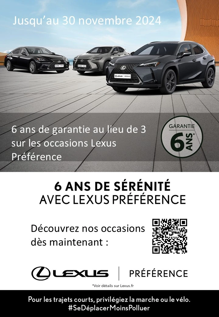 Garantie 6 ans Lexus